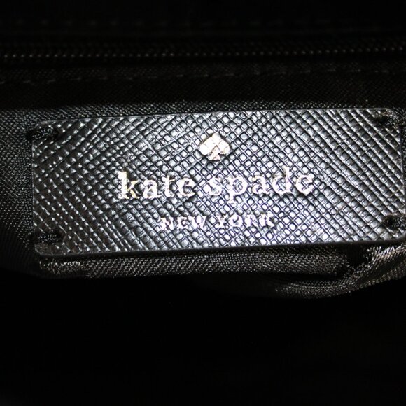 Kate Spade Medium Flap Backpack Black Saffiano Leather NWOT - Picture 10 of 12